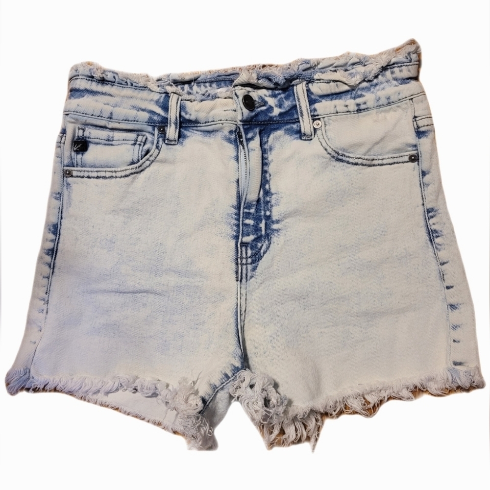 KanCan Acid Washed Shorts Cutoff Grunge Revival Sz 11 Lived In Comfort